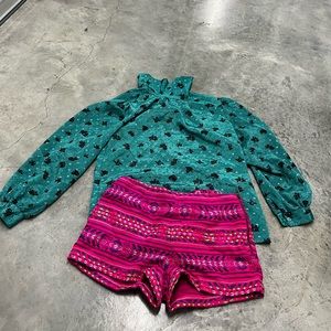 #partyoutfit #colorful #pink #vintageblouse